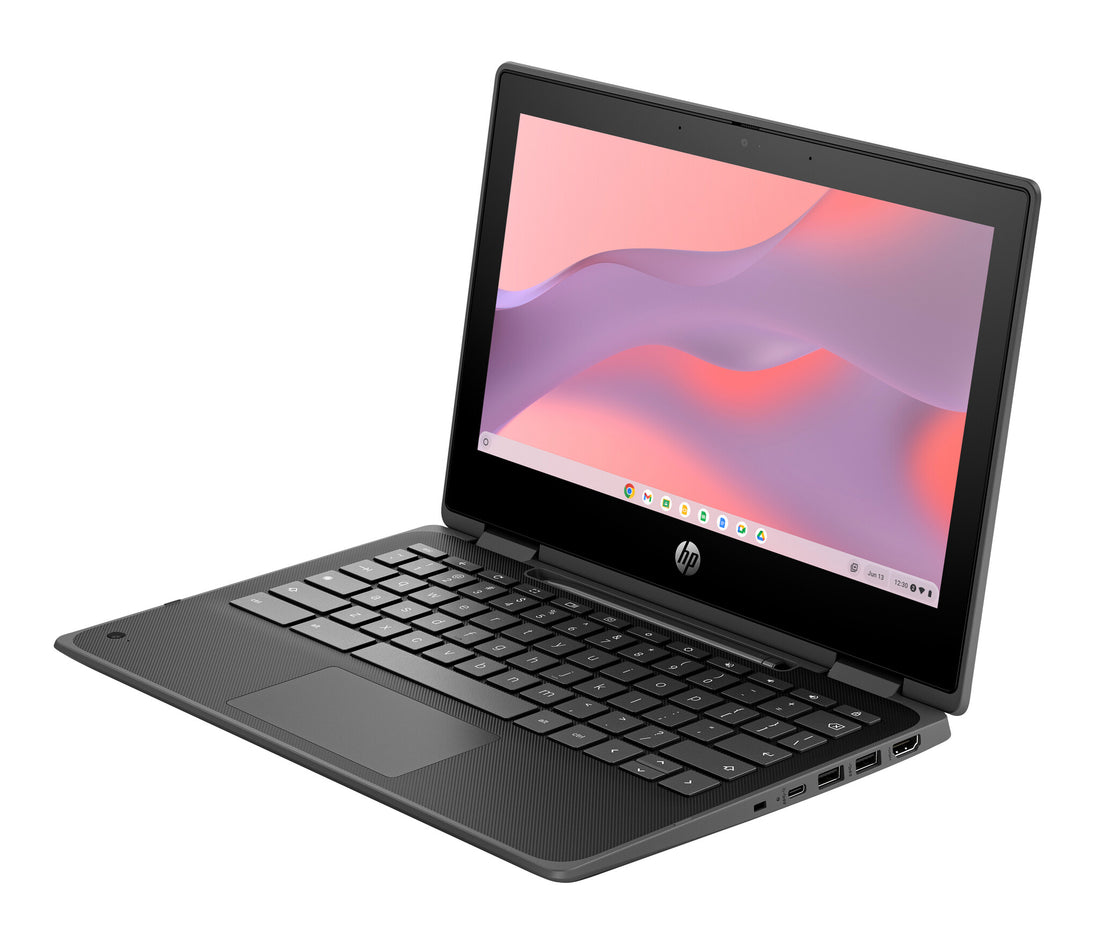 HP Fortis Flip G1i Chromebook Intel® N N150 29.5 cm (11.6") Touchscreen HD 8 GB LPDDR5x-SDRAM 64 GB eMMC Wi-Fi 6E (802.11ax) ChromeOS Black