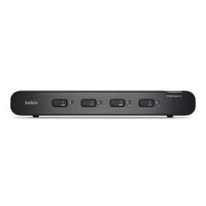 Belkin F1DN104C-3EA KVM switch Rack mounting Black