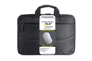 Tucano IDEA Notebook 15.6" Messenger case with mouse included Black