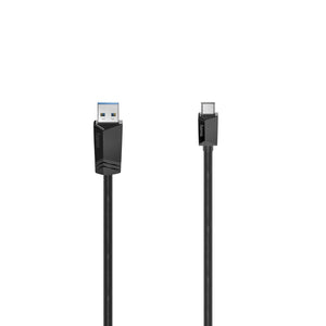 Hama 00200653 USB cable USB 3.2 Gen 1 (3.1 Gen 1) 3 m USB C USB A 5 Gbit/s Black