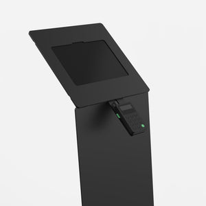 Bouncepad Wing + Card Reader Mount tablet security enclosure Black 32.8 cm (12.9")