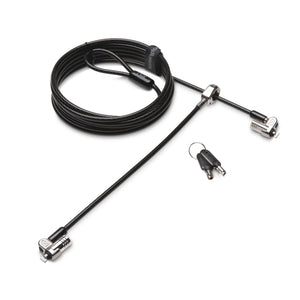 Kensington MicroSaver 2.0 Keyed Twin Laptop Lock — Single Keyed
