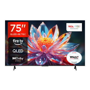 TCL T6C 75" QLED 4K HDR Smart Fire TV