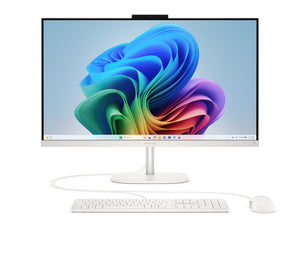 HP OmniStudio Next Gen AI 27-cw0004na PC Copilot+ PC AMD Ryzen™ AI 7 445 68.6 cm (27") 1920 x 1080 pixels All-in-One PC 16 GB DDR5-SDRAM 1 TB SSD Windows 11 Home Wi-Fi 7 (802.11be) White