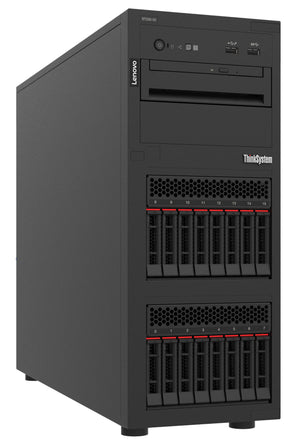Lenovo ThinkSystem ST250 V2 server 0 GB Tower Intel Xeon E E-2356G 3.2 GHz 32 GB DDR4-SDRAM 750 W
