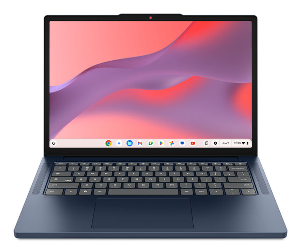 Lenovo Chrome 14M8911 MediaTek Kompanio 540 Chromebook 35.6 cm (14") Touchscreen WUXGA 4 GB LPDDR5x-SDRAM 64 GB UFS Wi-Fi 7 (802.11be) ChromeOS Blue English