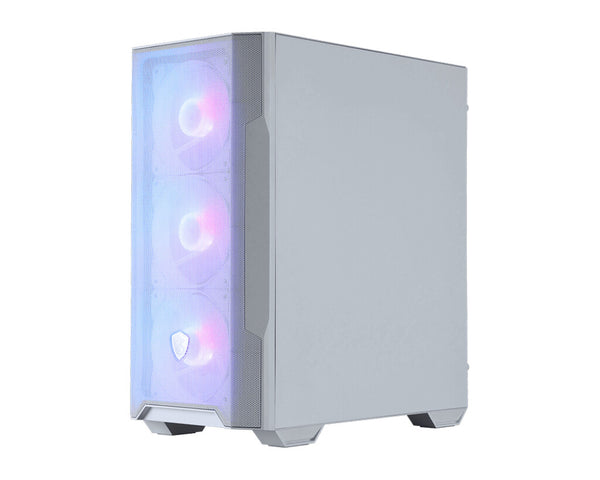 MSI MAG Forge M100R Midi Tower Transparent, White