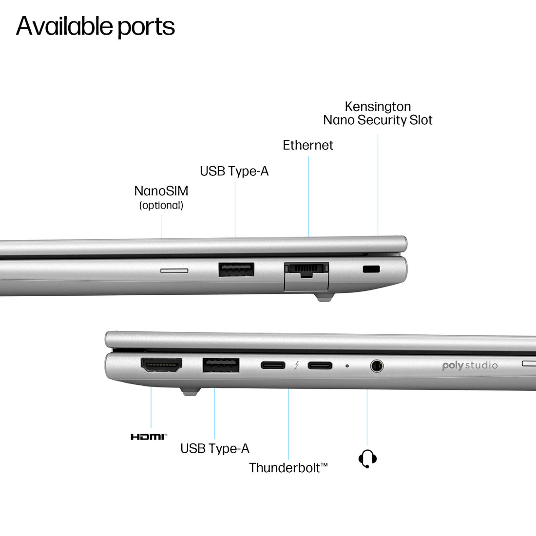 HP EliteBook 6 G1i AI Intel Core Ultra 7 255U Laptop 35.6 cm (14") WUXGA 16 GB DDR5-SDRAM 512 GB SSD Wi-Fi 6E (802.11ax) Windows 11 Pro AI PC Silver