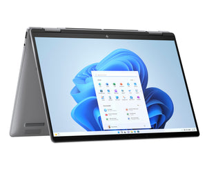 HP ENVY x360 14-fc0001na Intel Core Ultra 7 155U Hybrid (2-in-1) 35.6 cm (14") Touchscreen 3K 16 GB LPDDR5-SDRAM 512 GB SSD Wi-Fi 6E (802.11ax) Windows 11 Home AI PC Silver