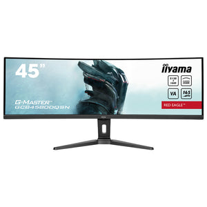 iiyama G-Master 45" Ultra-Wide Quad HD, 165Hz AdaptiveSync Curved Monitor (GCB4580DQSN-B1)