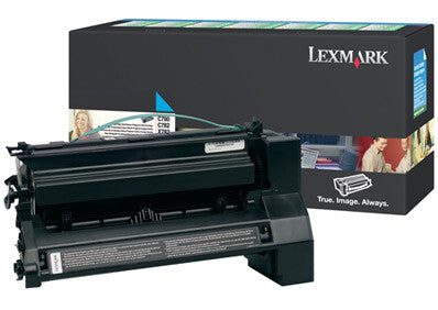 Lexmark C780, C782 Cyan High Yield Return Program Print Cartridge toner cartridge Original