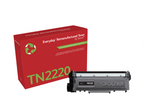 Everyday™ Mono Remanufactured Toner by Xerox compatible with Brother TN2220, High capacity