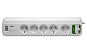 APC PM5U-GR surge protector White 6 AC outlet(s) 230 V 1.83 m