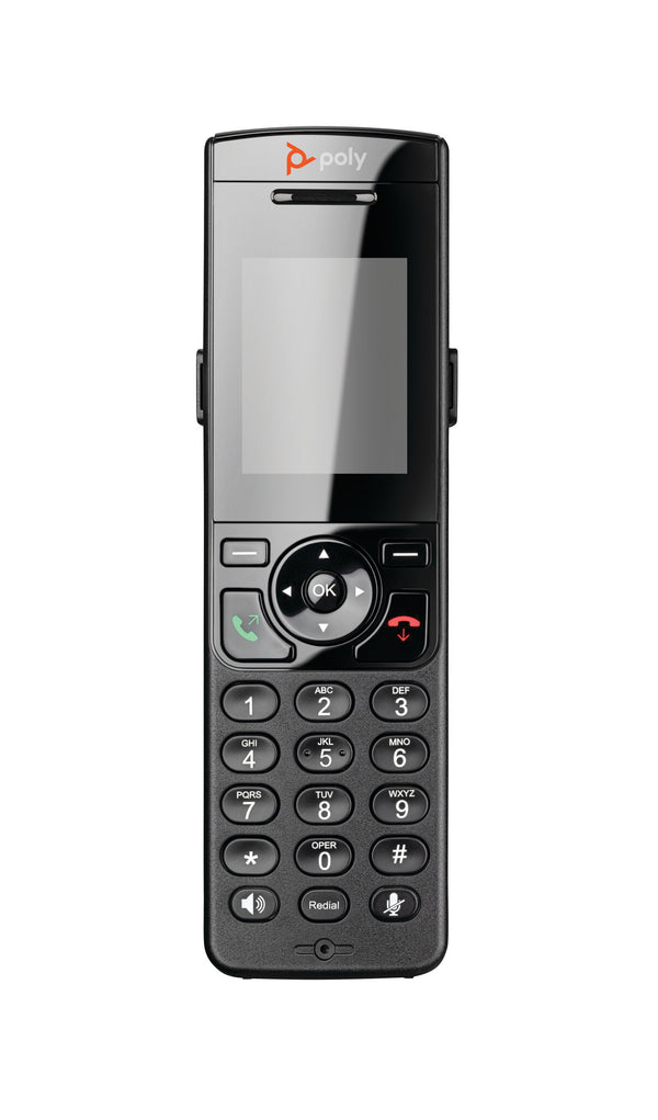 Poly VVX D230 DECT 1880-1900 MHz Base Station and DECT Phone Handset Kit with Power Supply