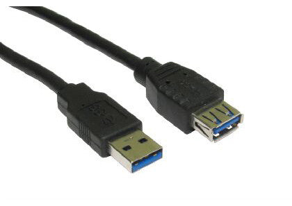 Cables Direct USB3-822 USB cable USB 3.2 Gen 1 (3.1 Gen 1) 2 m USB A Black