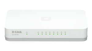 D-Link GO-SW-8G Managed L2 Gigabit Ethernet (10/100/1000) White