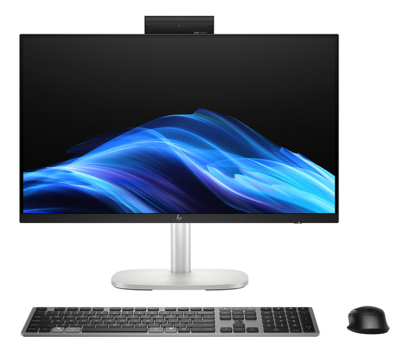 HP EliteStudio 8 G1i AI PC Wolf Pro Security Edition Intel Core Ultra 5 235 60.5 cm (23.8") 1920 x 1080 pixels Touchscreen All-in-One PC 16 GB DDR5-SDRAM 512 GB SSD Windows 11 Pro Wi-Fi 7 (802.11be) Silver