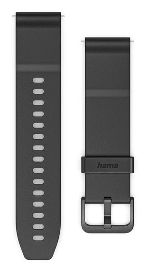 Hama 00178659 smart wearable accessory Band Black Silicone