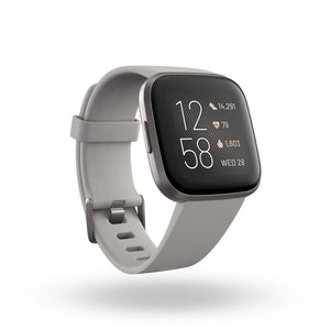 Fitbit Versa 2 3.55 cm (1.4") AMOLED 40 mm Digital 300 x 300 pixels Touchscreen Black, Grey Wi-Fi