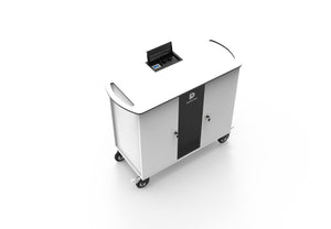 DEQSTER HT32 HYBRID TROLLEY EU PLUG CODELOCK White Laptop/Tablet Multimedia cart