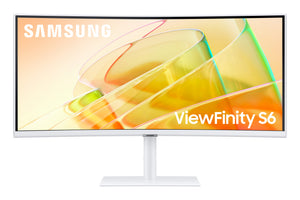 Samsung LS34C650TAU Computer Monitor 86.4 cm (34") 3440 x 1440 pixels 4K Ultra HD LED White