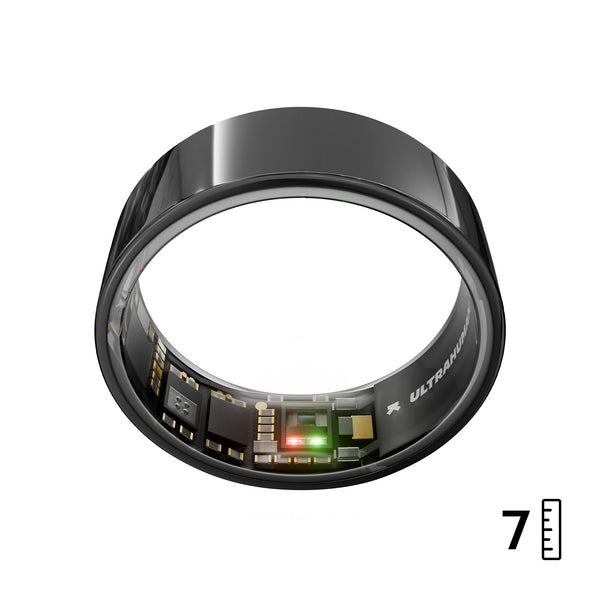 Ultrahuman Ring AIR – Sleep and Fitness Tracker, Smart Ring for Men and Women, No app fee for standard features, Up to 6 days battery life (Size 7 )