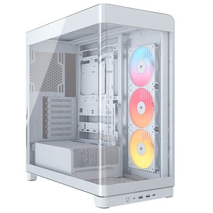 Corsair Frame 4500X RS-R ARGB Tempered Glass Gaming PC Case, White