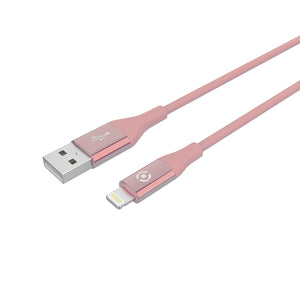Celly USBLIGHTCOLORPK lightning cable 1 m Pink