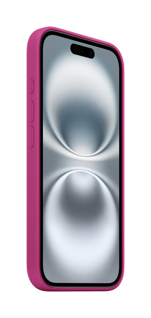 Apple iPhone 16 Silicone Case with MagSafe - Fuchsia