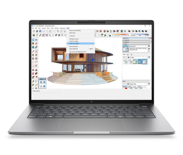 HP ZB8G2A14 RA9HXP470 14 64GB/2T PC Copilot+ PC 35.6 cm (14") WQXGA DDR5-SDRAM 2 TB SSD Wi-Fi 7 (802.11be) Windows 11 Pro AI Workstation, AI PC Silver