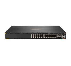 HPE Aruba 6300M 24-port 1GbE Class 4 PoE & 4-port SFP56 Managed L3 Gigabit Ethernet (10/100/1000) Power over Ethernet (PoE) 1U