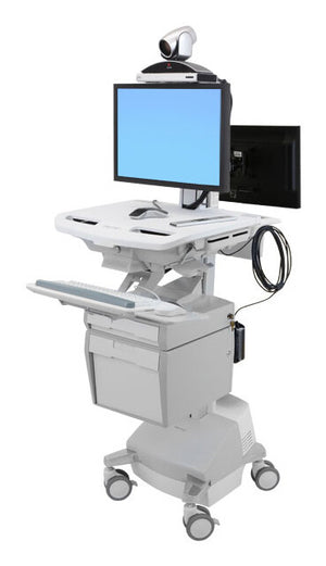 Ergotron SV44-57T1-3 multimedia cart/stand White