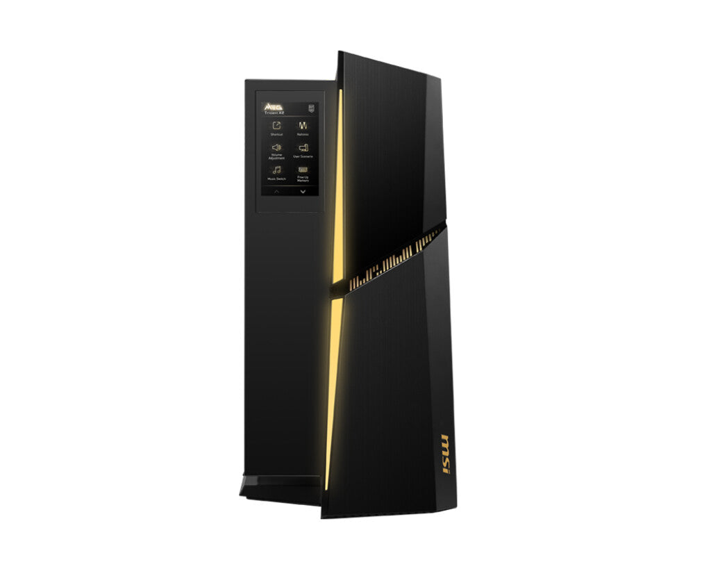 MSI MEG Trident X2 13NUI-046UK Intel® Core™ i9 i9-13900KF 64 GB DDR5-SDRAM 2 TB SSD NVIDIA GeForce RTX 4090 Windows 11 Home Desktop PC Black