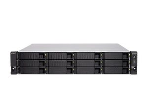 QNAP TS-H1886XU-RP-R2 NAS Rack (3U) Intel® Xeon® D D-1622 16 GB DDR4 0 TB QuTS hero Black, Grey