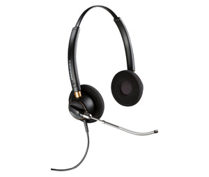 Poly EncorePro 520V Binaural Headset VoiceTube +Quick Disconnect