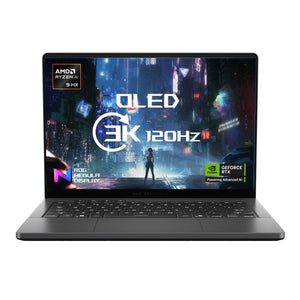 ASUS ROG Zephyrus G14 GA403WW-QS075W AMD Ryzen AI 9 HX 370 Laptop 35.6 cm (14") 3K 32 GB LPDDR5x-SDRAM 2 TB SSD NVIDIA GeForce RTX 5080 Wi-Fi 7 (802.11be) Windows 11 Home Grey
