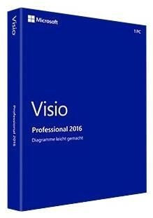 Microsoft Visio Professional 2016, 1u Graphic editor Open Value License (OVL) 1 license(s) 1 year(s)