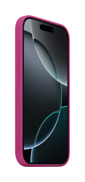 Apple iPhone 16 Pro Silicone Case with MagSafe - Fuchsia
