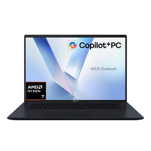 ASUS Vivobook 18 M1807GA-S8004W Copilot+ PC AMD Ryzen™ AI 7 445 Laptop 45.7 cm (18") WUXGA 32 GB DDR5-SDRAM 1 TB SSD Wi-Fi 6 (802.11ax) Windows 11 Home Blue