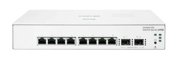 HPE Aruba Networking Networking Instant On Switch 8p Gigabit 2p SFP 1930
