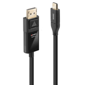 Lindy 2m USB Type C to DP Adapter Cable with HDR