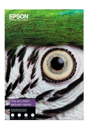 Epson Fine Art Cotton Textured Natural II, A4 25 Sheets