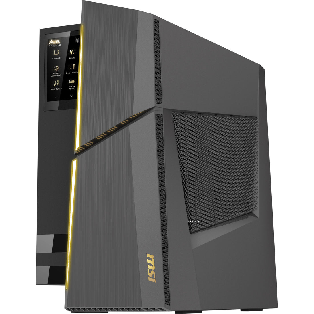 MSI MEG Trident X2 14NUI9-269UK Intel® Core™ i9 i9-14900KF 64 GB DDR5-SDRAM 4 TB HDD+SSD NVIDIA GeForce RTX 4090 Windows 11 Home Desktop PC Black
