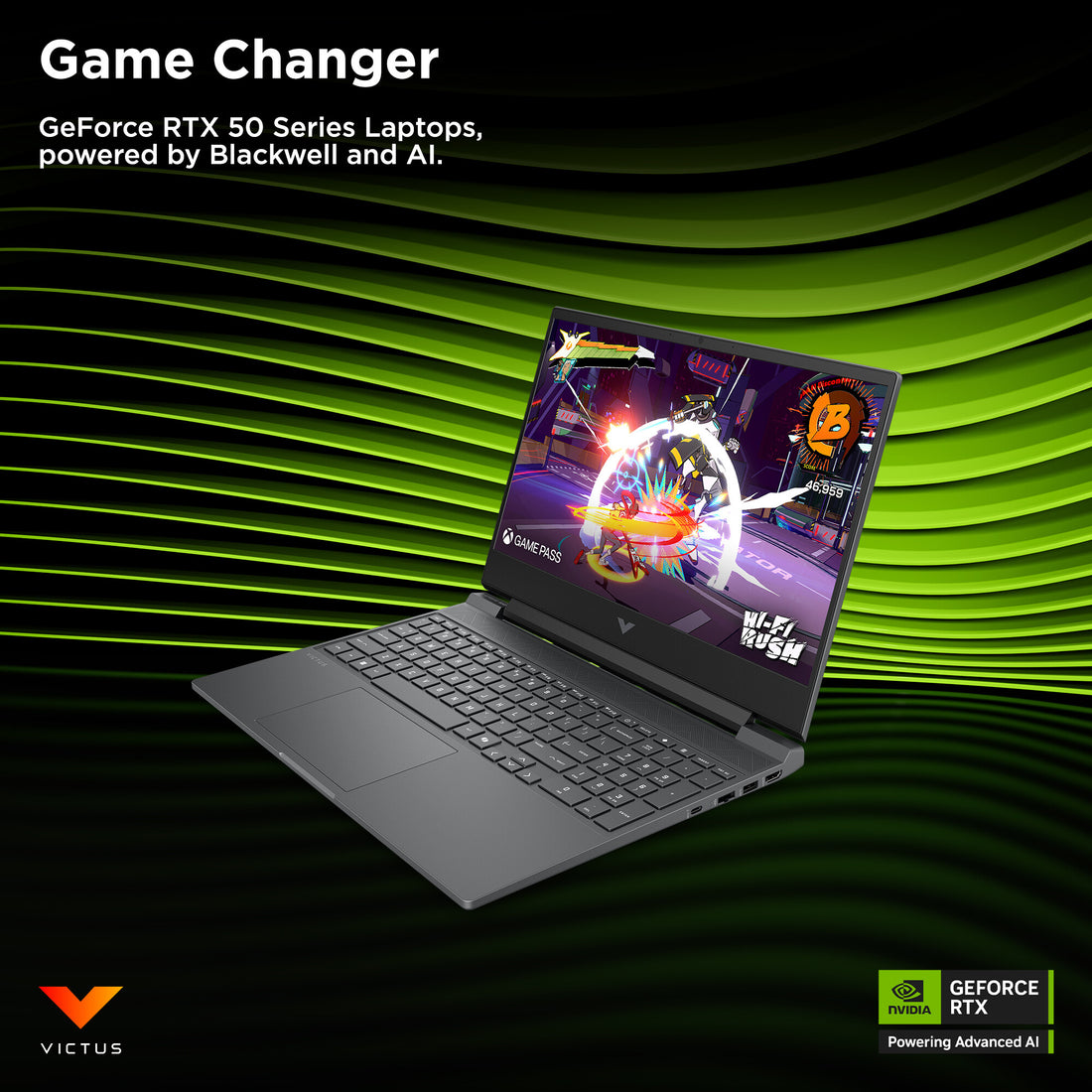 HP Victus Gaming Intel® Core™ i5 i5-13420H Gaming Laptop, 15.6" Full HD, 16 GB DDR4-SDRAM, 512 GB SSD, NVIDIA GeForce RTX 4050, Windows 11 Home (15-fa2300na)