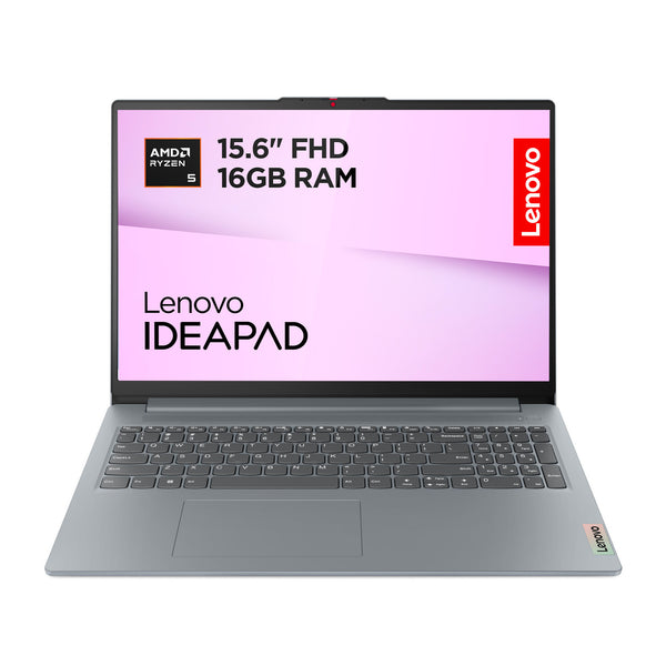 Lenovo IdeaPad Slim 3 15ABR8 AMD Ryzen™ 7 5825U Laptop 39.6 cm (15.6") Full HD 16 GB DDR4-SDRAM 512 GB SSD Wi-Fi 6 (802.11ax) Windows 11 Home Grey English