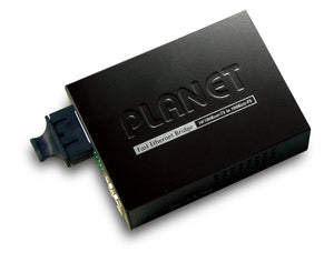 PLANET FT802UK network media converter 200 Mbit/s 1310 nm Multi-mode, Single-mode Black