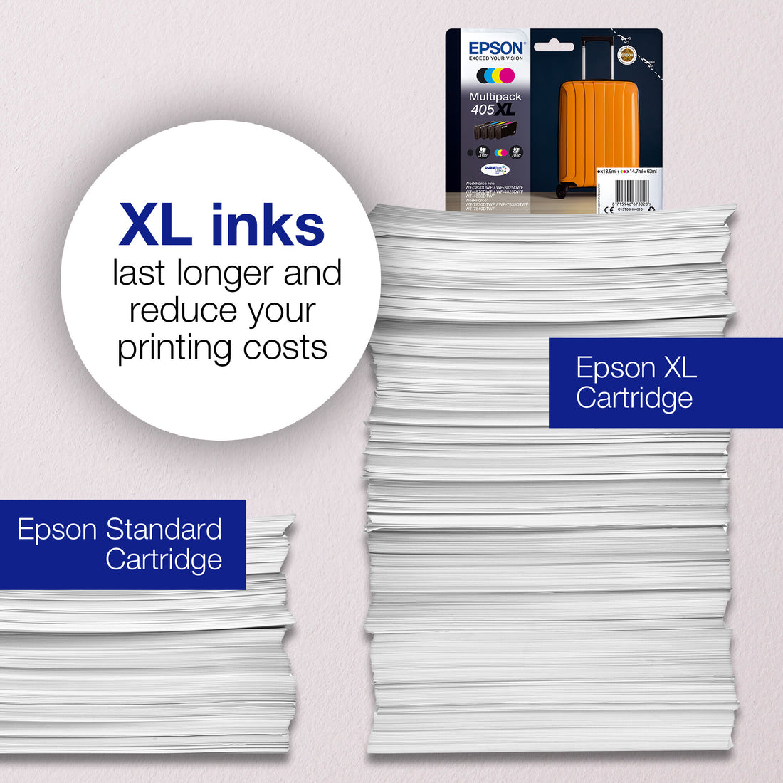 Epson Singlepack Magenta 405 DURABrite Ultra Ink