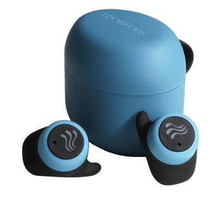 Boompods Soundwave Headset True Wireless Stereo (TWS) In-ear Calls/Music Bluetooth Blue