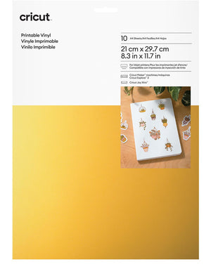 Cricut Printable Vinyl A4 -Gold,30 sheets