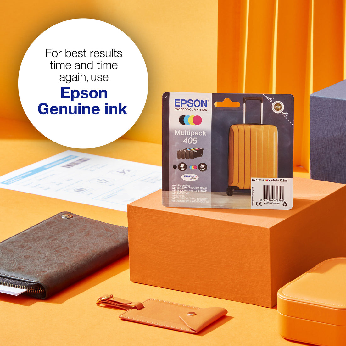 Epson Singlepack Yellow 405XL DURABrite Ultra Ink